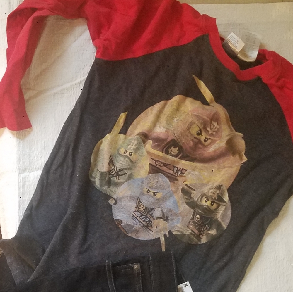 Boys long sleeve Lego Ninja shirt